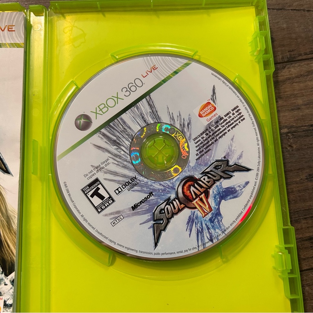 360‎ Soul Calibur IV Game - Green Case - Picture 5 of 6
